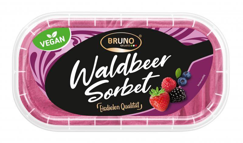 Bruno Gelato Waldbeer Sorbet von Bruno Gelato