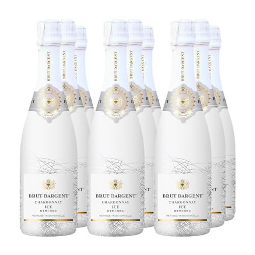 Brut Dagent Ice Chardonnay | 9er Set | Halbtrocken | Ausgewogene Süße & Säure | Apfel & Zitrusaromen | Ideal für Feiern | 12% vol | 750ml Flaschen Brut Dagent Ice Chardonnay | 9er Set | Halbtrocken | Ausgewogene Süße & Säure | Apfel & Zitrusaromen | Ideal für Feiern | 12% vol | 750ml Flaschen von Brut Dargent