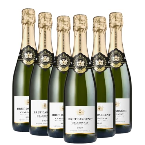 Brut Dargent Chardonnay Brut | 6 x 0,75 L | 11% Vol. | Elegant & Frisch | Ideal für Aperitif & Feiern | Schaumwein Aus Frankreich Brut Dargent Chardonnay Brut | 6 x 0,75 L | 11% Vol. | Elegant & Frisch | Ideal für Aperitif & Feiern | Schaumwein Aus Frankreich von Brut Dargent