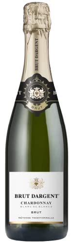 Brut Dargent - Chardonnay Sekt Brut, Qualitativ hochwertiger Chardonnay trocken Sekt aus Frankreich, Methode Traditionnelle (1 x 0.75 L) von Brut Dargent