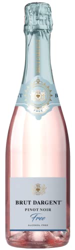 Brut Dargent Free Pinot Noir - Qualitativ hochwertiger Alkoholfreier Pinot Noir Rosé Sekt aus Frankreich - Ohne Alkohol (1 x 0.75 L) von Brut Dargent