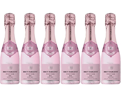 Brut Dargent - Ice Rosé Pinot Noir, Sekt Rosé Halbtrocken (6 x 0.2 L) von Brut Dargent