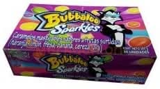 Bubbaloo Sparkies - Kaugummi Assorted Fruits Flavors - Mexican Produkt - 20 Einheiten - 500 Gramm Total von Bubbaloo