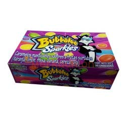 Bubbaloo Sparkies - Kaugummi Assorted Fruits Flavors - Mexican Produkt - 20 Einheiten - 500 Gramm Total von Bubbaloo