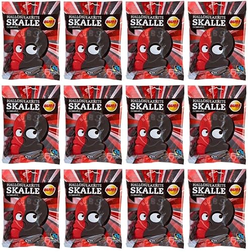 Bubs Skull Raspberry Lakritze 12 Pack of 90g Bubs Skull Raspberry Lakritze 12 Pack of 90g von Bubs
