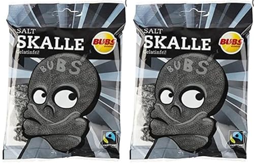 Bubs Skull Salty Lakritze 2 Pack of 90g von Bubs