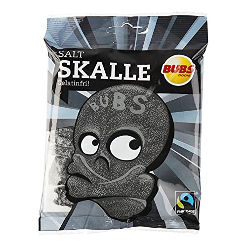 Bubs Skull Salty Lakritze 6 Pack of 90g von Bubs