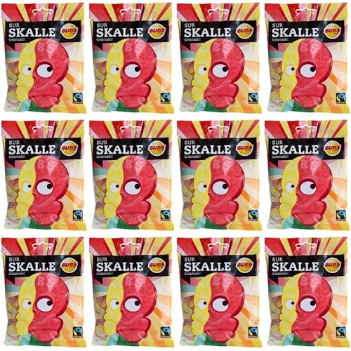 Bubs Skull Sour Lakritze 12 Pack of 90g Bubs Skull Sour Lakritze 12 Pack of 90g von Bubs