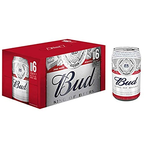 Anheuser Busch Bud Beer 6 x 330ml Anheuser Busch Bud Beer 6 x 330ml von Bud