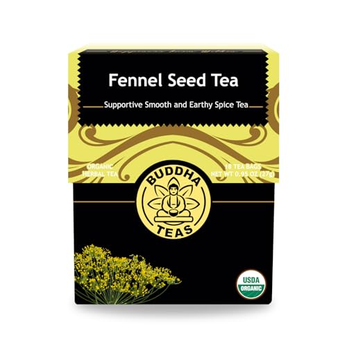Fenchelsamen Tee - Bio-Kräuter - 24 Sachets Bleach Kostenlose Teebeutel Von Buddha Teas - (Close am 24. Zahl meisten Einzelteile werden eingesackt und boxed.) von Buddha Teas