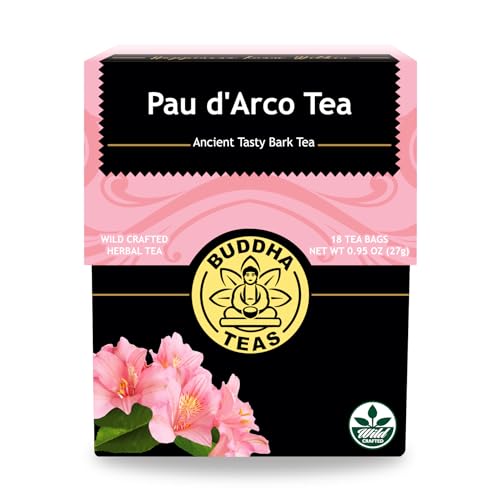 Pau D'arco Tea - Organic Herbs - 18 Bleach Free Tea Bags von Buddha Teas