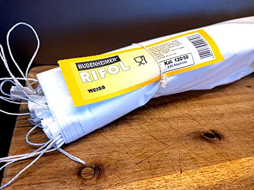 Steril Rifol 120/50 Kunstdarm/Koch und Brühwurstdarm - weiß/weiss 20 Abschnitte/Därme Steril Rifol 120/50 Kunstdarm/Koch und Brühwurstdarm - weiß/weiss 20 Abschnitte/Därme von The Great Canadian Tea