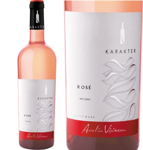 Rosewein fruchtig - KARAKTER Rosé | Trocken 13,0% - Fruchtig - Syrah, Cabernet Sauvignon, Pinot Noir | Geschenk – Idee | Dealu Mare, DOC – CIB - Qualität von Budureasca