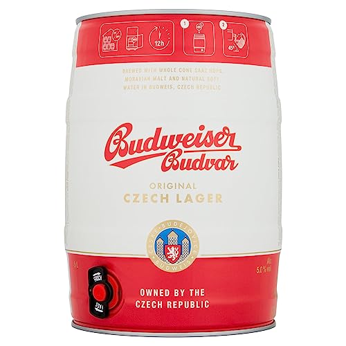 Budweiser Budvar Partyfass (1 x 5 l) von Budweiser Budvar
