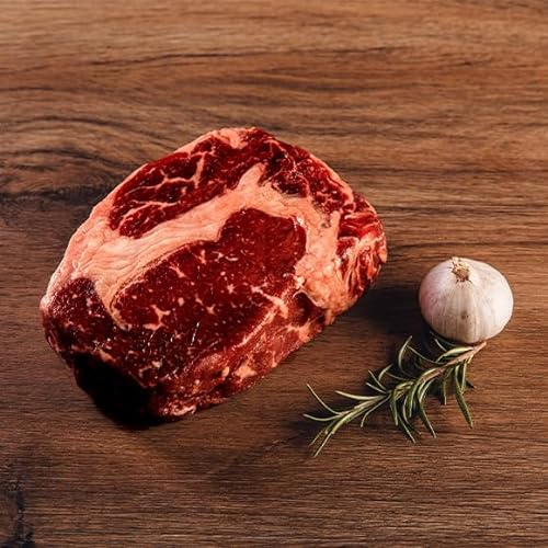BÜFFEL BILL Rib-Eye Steak Master Cut (6cm) - 500g | Zartes hochwertiges Wasserbüffelfleisch aus dem Hochrücken I Geprägt von Wildkräuteraroma von Büffel Bill