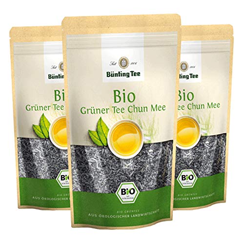 Bünting Tee Grüner Tee Chun Mee 3er Pack – loser Bio Grüntee – 3 x 100g Bünting Tee Grüner Tee Chun Mee 3er Pack – loser Bio Grüntee – 3 x 100g von Bünting Tee SEIT 1806