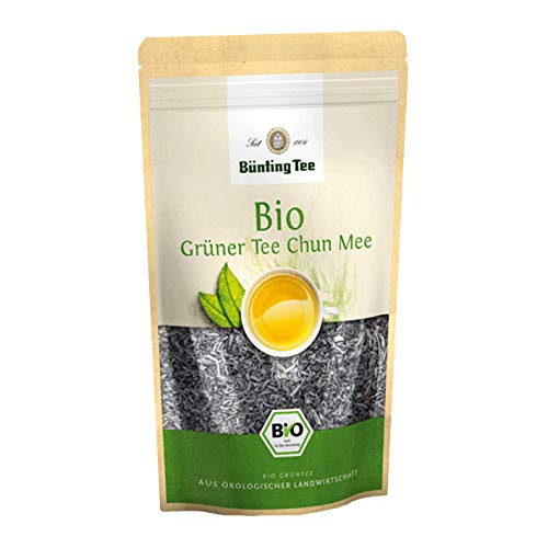 Bünting Tee Grüner Tee Chun Mee – loser Bio Grüntee – 100g von Bünting Tee SEIT 1806