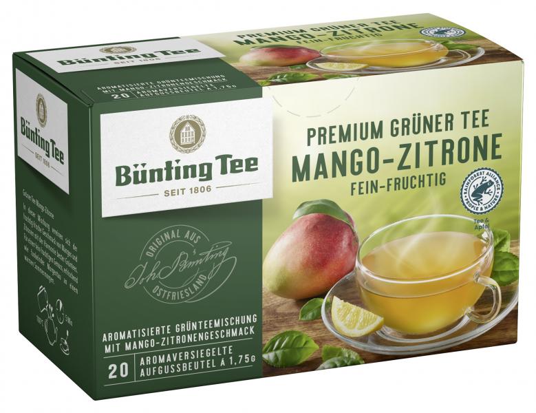 Bünting Tee Grüner Tee Mango-Zitrone Bünting Tee Grüner Tee Mango-Zitrone von Bünting Tee