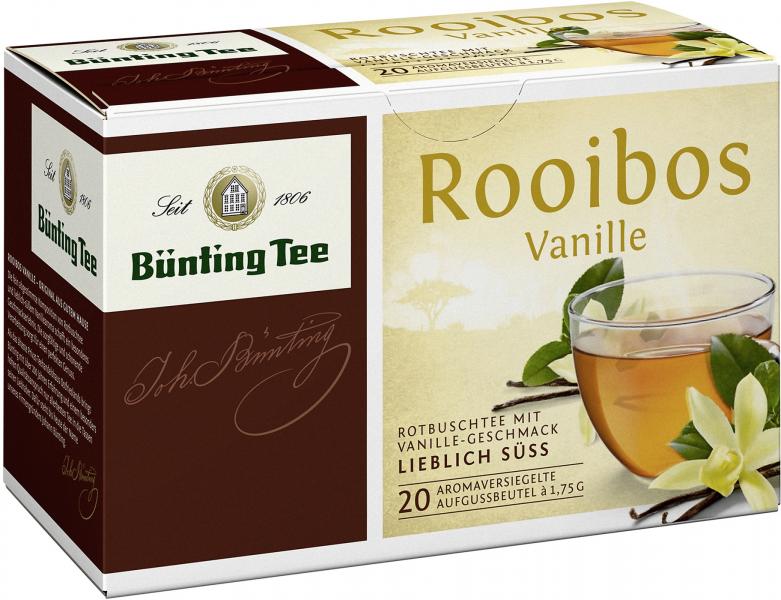 Bünting Tee Rooibos Vanille von Bünting Tee