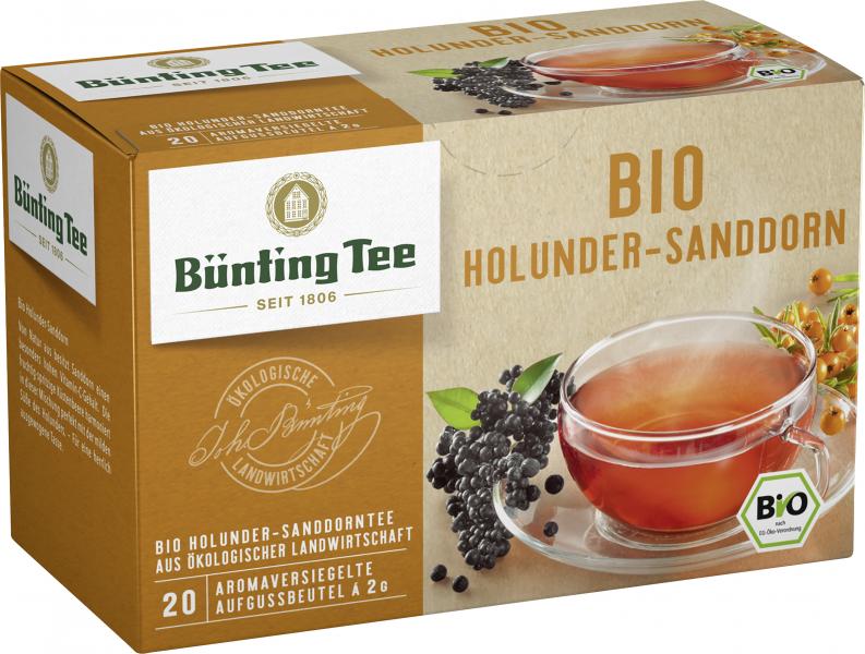Bünting Tee Bio Holunder Sanddorn von Bünting Tee