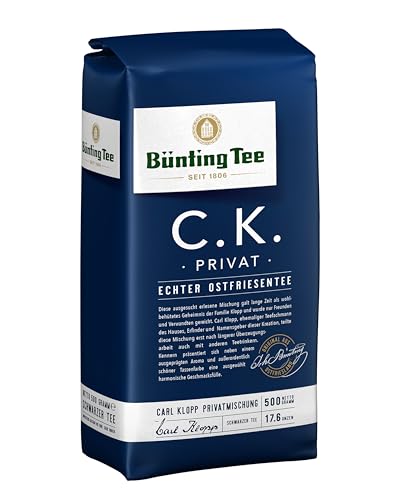 Bünting Tee C.K. Privat Echter Ostfriesentee 5er Pack – loser Schwarztee – 5 x 500g von Bünting Tee SEIT 1806