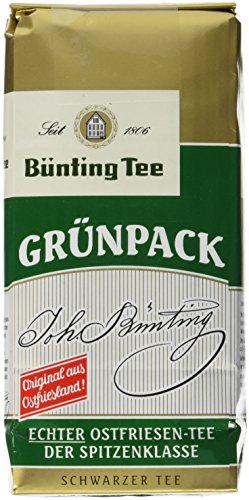 Bünting Tee Grünpack Echter Ostfriesentee Lose, 7er Pack (7 x 250 g) von Bünting Tee