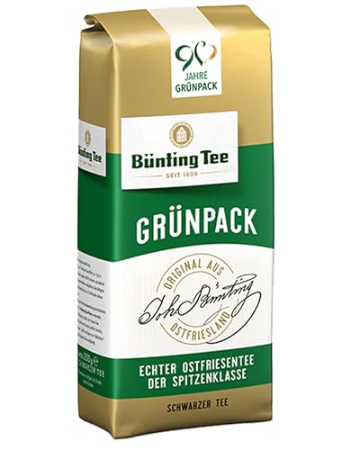 Bünting Tee Grünpack 7er Pack Echter Ostfriesentee – loser Schwarztee – 7 x 250g von Bünting Tee SEIT 1806