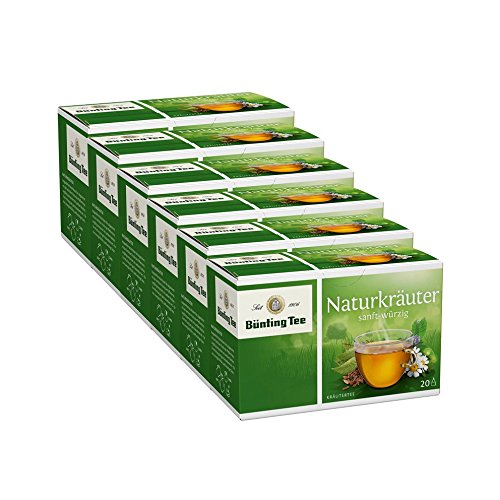 Bünting Tee Naturkräuter Classic, 6er Pack von Bünting Tee