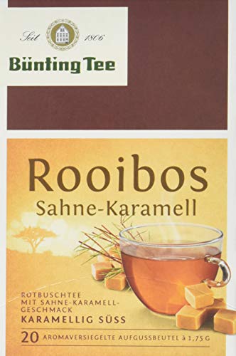 Bünting Tee Rooibos Sahne-Karamell 20x1.75 g von Bünting Tee