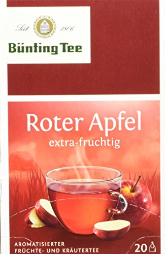 Bünting Tee Roter Apfel, 12er Pack (12 x 50 g) von Bünting Tee
