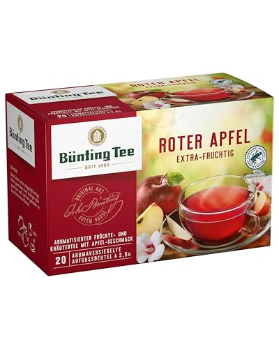 Bünting Tee Roter Apfel, 3er Pack von Bünting Tee