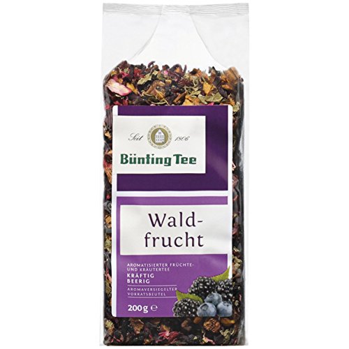 Bünting Tee Waldfrucht, 200g loser Tee, 1er Pack von Bünting Tee