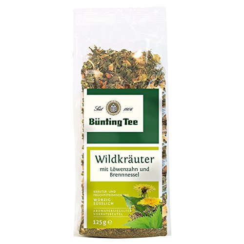 Bünting Tee Wildkräuter, 125g loser Tee, 1er Pack von Bünting Tee