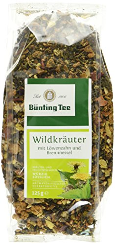 Bünting Tee Wildkräuter 6er Pack – loser Kräutertee – 6 x 125g von Bünting Tee SEIT 1806
