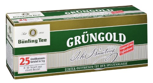 Grüngold Teebeutel 25 x 5g von Bünting Tee