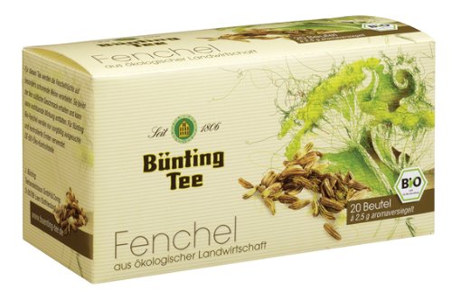 Bünting Bio Tee Fenchel, 12er Pack (12 x 20 x 2,5 g Packung) von Bünting