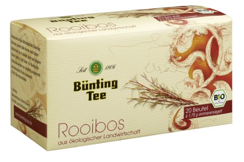 Bünting Bio Tee Rooibos, 12er Pack (12 x 20 x 1,75 g Packung) von Bünting