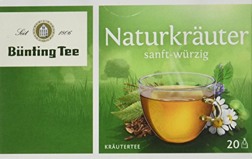 Bünting Tee Naturkräuter Classic 20 x 2 g Beutel, 6er Pack (6 x 40 g) von Bünting