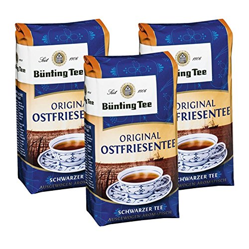 Bünting Tee Original Ostfriesentee 3er Pack – loser Schwarztee – 3 x 200g Bünting Tee Original Ostfriesentee 3er Pack – loser Schwarztee – 3 x 200g von Bünting Tee SEIT 1806