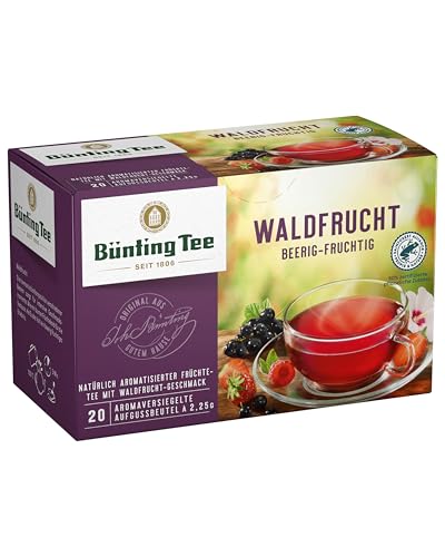 Bünting Tee Waldfrucht 6er Pack – Früchtetee – 6 x 20 Teebeutel von Bünting Tee SEIT 1806