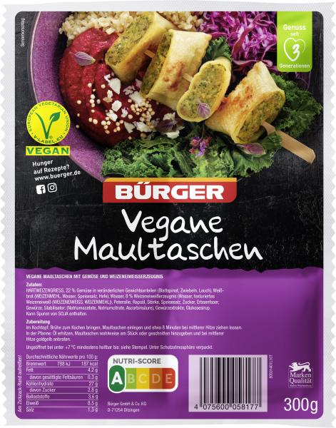 Bürger Maultaschen vegan von Bürger