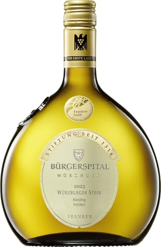 Würzburger Stein Riesling trocken VDP.ERSTE LAGE - 0,75 l Bocksbeutel - Bürgerspital Weingut Würzburg von Bürgerspital Weingut