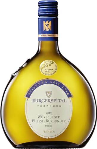 Würzburger Weißer Burgunder trocken VDP.ORTSWEIN - 0,75 l Bocksbeutel - Bürgerspital Weingut Würzburg von BÜRGERSPITAL WÜRZBURG