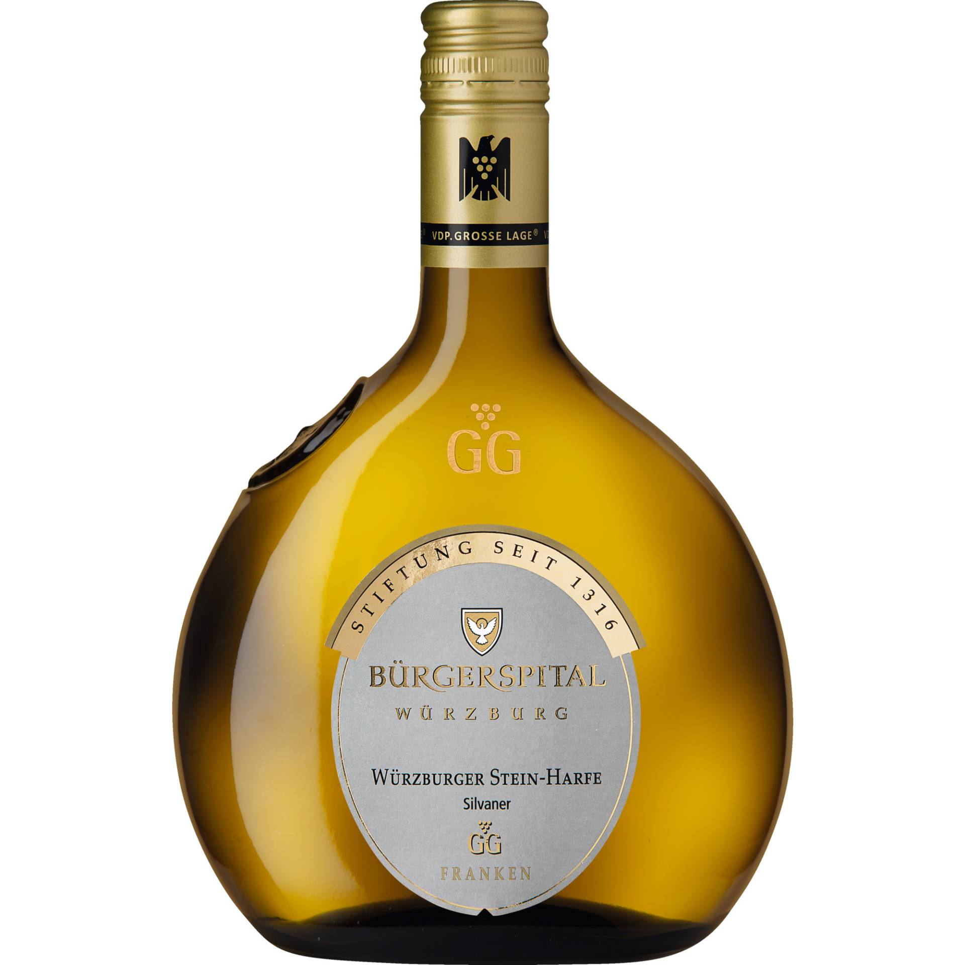 Würzburger Stein-Harfe Silvaner GG, Trocken, Franken, Franken, 2023, Weißwein Würzburger Stein-Harfe Silvaner GG, Trocken, Franken, Franken, 2023, Weißwein von Bürgerspital zum Hl. Geist, D - 97070 Würzburg