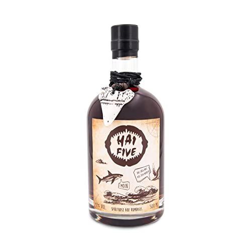 Büttner - HAI FIVE - 42% Vol Spirituose auf Rumbasis 1x 500ml Noten von Schokolade, Vanille und Kakao. Schönes Männergeschenk auch für Rum Neulinge Geschmackserlebnis 59,80€/1,00l von Büttner Art of Living since 1893