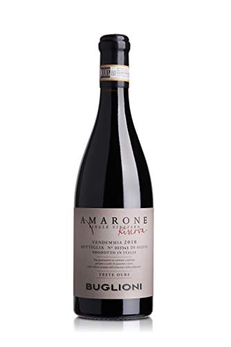 Rotwein aus Venetien 3 Flaschen 0,75 l. in eleganter Holzkiste - Amarone RISERVA DELLA VALPOLICELLA CLASSICO TESTE DURE D.O.C.G - Weingut BUGLIONI von Buglioni