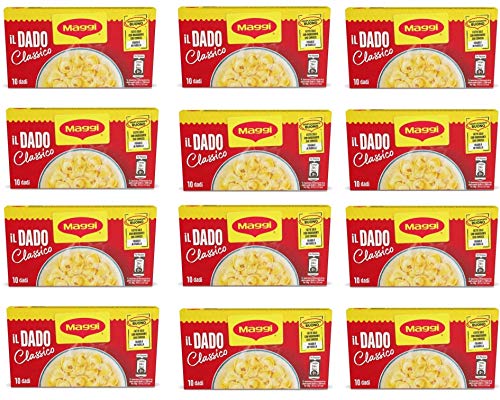 12x Maggi il Dado Classico con olio extra vergine di oliva Brühe Suppenwürfel mit nativem Olivenöl extra 10 Würfel von Buitoni