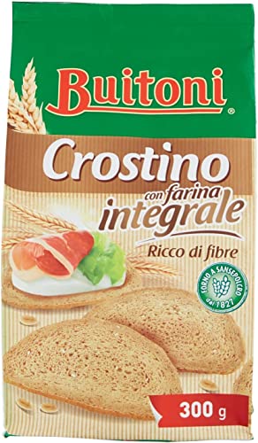 3x Buitoni Crostino con farina Integrale Croutons mit Vollkornmehl Snacks 300g reich an Ballaststoffen von Buitoni