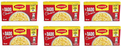 6x Maggi il Dado Classico con olio extra vergine di oliva Brühe Suppenwürfel mit nativem Olivenöl extra 10 Würfel von Buitoni