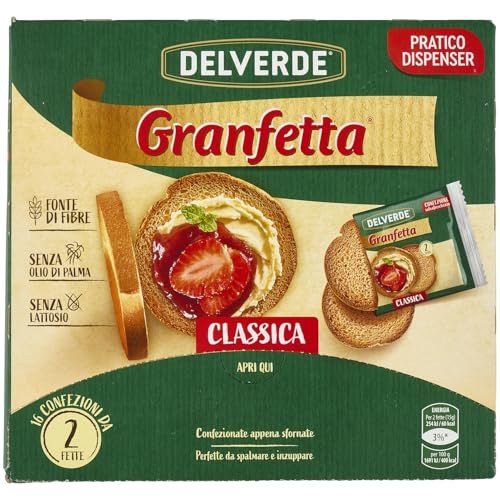 Buitoni Granfetta Classica Fette Biscottate 16 Einzelportionen a 2 Zwieback 240g von Buitoni